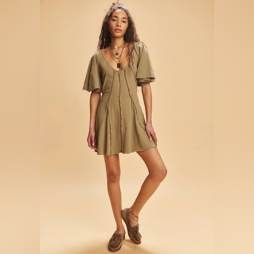 NWT Free People Angelique Mini Dress